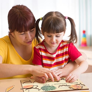 Kathfly Leaf Wooden Puzzle for Educational Play