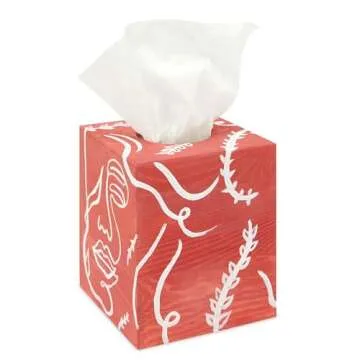 Juvale Unfinished Wood Tissue Box Cover for Arts and Crafts, Home Decor (5 x 5.5 in, 2 Pack)