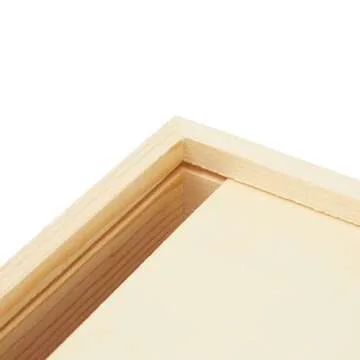 Juvale Unfinished Wood Tissue Box Cover for Arts and Crafts, Home Decor (5 x 5.5 in, 2 Pack)