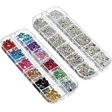 4488 Pieces Nail Art Rhinestones Kit for Creative Projects