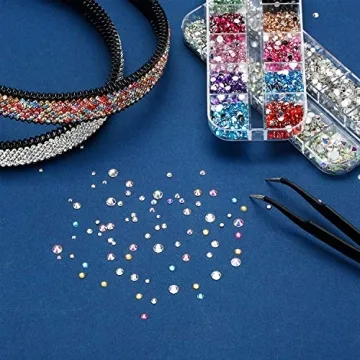4488 Pieces Nail Art Rhinestones Kit for Creative Projects