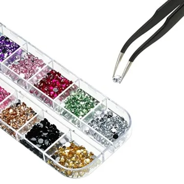 4488 Pieces Nail Art Rhinestones Kit for Creative Projects