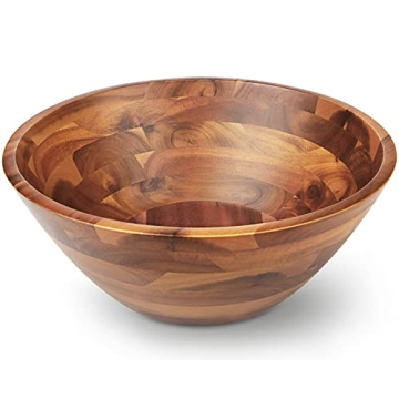 Elegant AIDEA Acacia Wood Serving Bowl - Perfect for Dining & Gifts