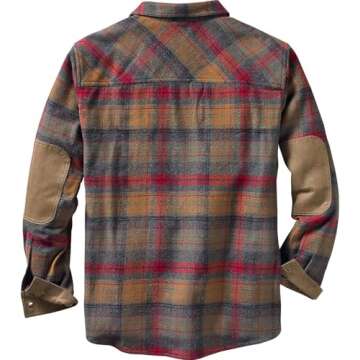 Heavyweight Flannel Shirt for Men - Smokey Mountain Plaid