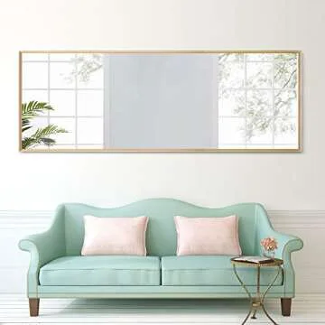 Elevens Full Length Mirror 65"x22" Stylish and Safe