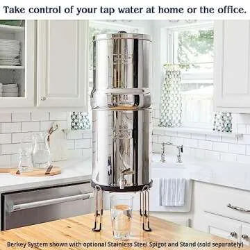 Big Berkey Water Filter System 2.25 Gallon with Fluoride Elements
