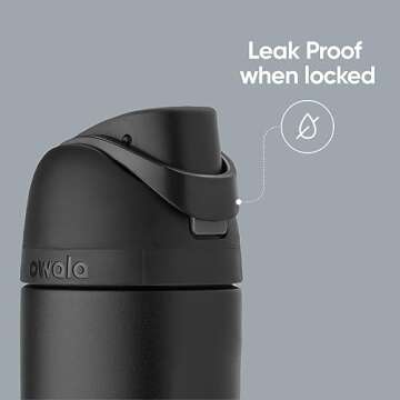 Owala FreeSip Insulated Stainless Steel Water Bottle with Straw for Sports, Travel, and School BPA-Free Sports Water Bottle, 40 oz, Iced Breeze