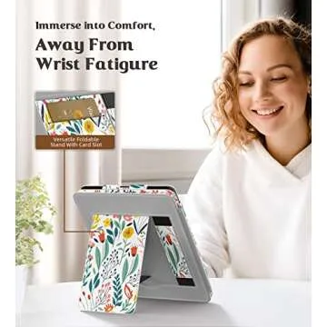 Stylish MoKo Case for Kindle Paperwhite with Kickstand