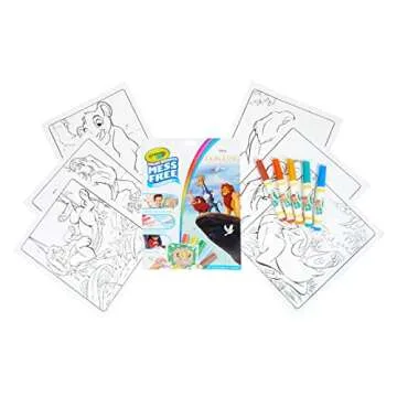 Crayola Lion King Color Wonder Set for Kids - Mess-Free Fun