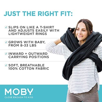 Moby Fit Baby Carrier Wrap | Ideal Carrier for Newborns