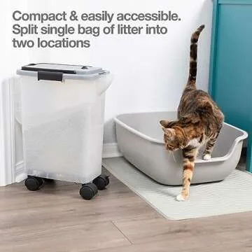 PetFusion BetterBin: Portable Litter Storage Container