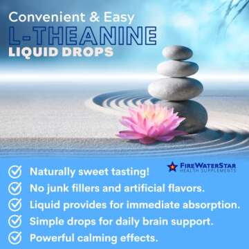 FWS L-Theanine Liquid Drops for Calmness and Relaxation