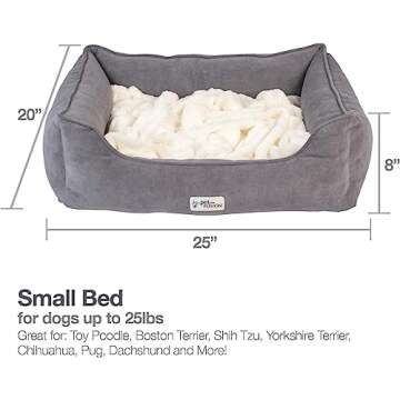 PetFusion Calming Cuddler Bed for Small Dogs and Cats