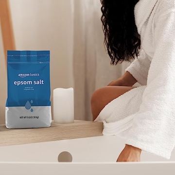 Amazon Basics Epsom Salt Soak for Relaxation & Detox 3lb