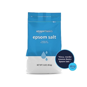 Amazon Basics Epsom Salt Soak for Relaxation & Detox 3lb
