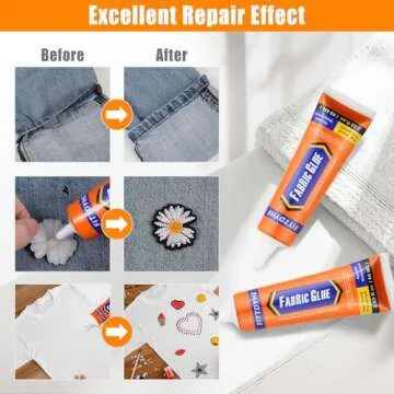 FITTDYHE Fabric Glue Permanent for All Fabric Types