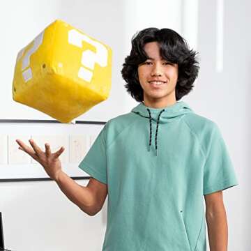 Club Mocchi- Mocchi- Nintendo Super Mario Plush - Question Mark Plushie - Collectible Squishy Plushi...