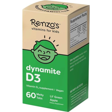 Renzo's Melty Vitamin D3 - Sugar-Free Kids Vitamins