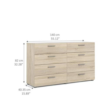 Tvilum 8 Drawer Dresser - Stylish Storage for Any Room