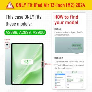 Fintie Hybrid Slim Case for iPad Air 13-inch (M2) 2024, [Built-in Pencil Holder] Shockproof Cover with Clear Transparent Back Shell, Rose Gold