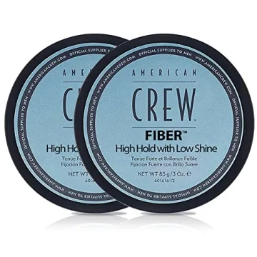Men's Hair Fiber by American Crew - High Hold Styling Product for All Hair Types, 3 Oz (Pack of 2)