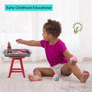 Elitoky Cookie Play Food Set for Creative Kids