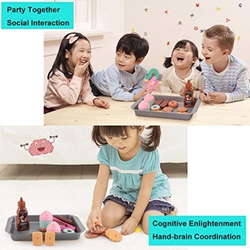 Elitoky Cookie Play Food Set for Creative Kids
