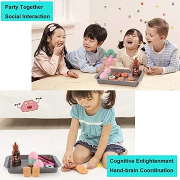 Elitoky Cookie Play Food Set for Creative Kids