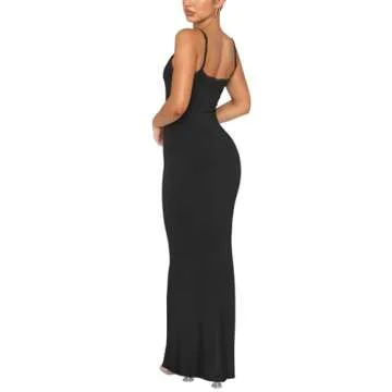 Elegant REORIA Women's Summer Lace Slip Maxi Dress