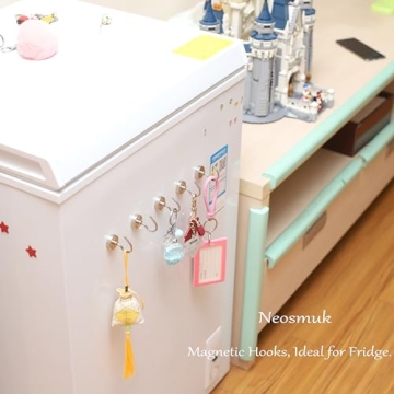Neosmuk 60 lb Magnetic Hooks for Home Cruise Organization