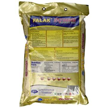 Falak Basmati Rice, Authentic 10 Pound Pack for Perfect Biryani