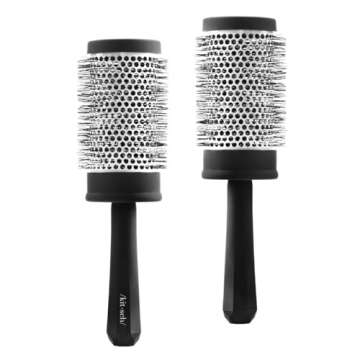 Kitsch Hair Brush, Round Blow Dry Brush 2.4" - Great for Dry & Wet Hair, Volume, Styling with Wide Bristles for Women, Men & Kids