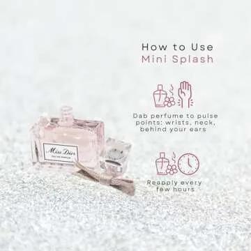 Miss Dior Eau de Parfum Mini Splash for Women, 0.17 Ounce