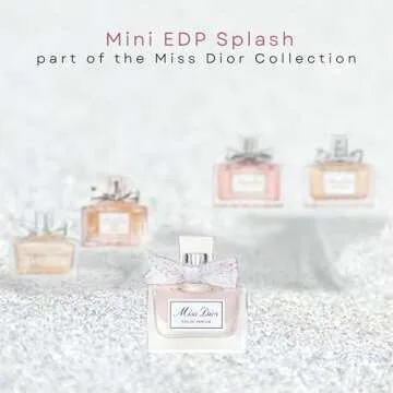 Miss Dior Eau de Parfum Mini Splash for Women, 0.17 Ounce