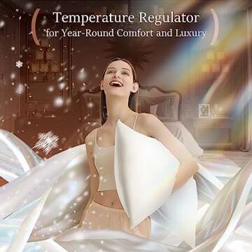 Powsure 100% Pure Mulberry Silk Pillowcase 22 Momme Set