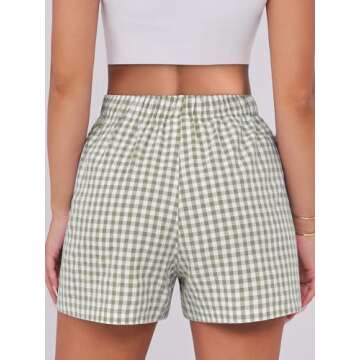 ANRABESS Women’s Summer Boxer Shorts with Pockets