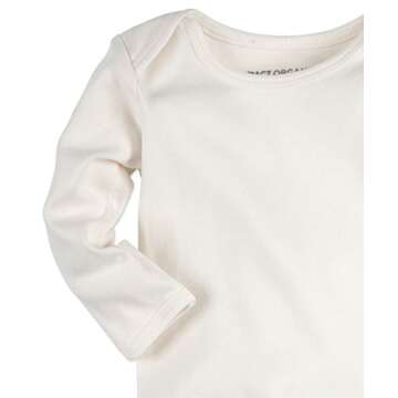 Pact 3-Pack Long Sleeve Organic Cotton Baby Bodysuits