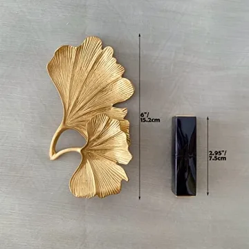 Leaf-Shaped Jewelry Dish - Elegant Trinket Organizer