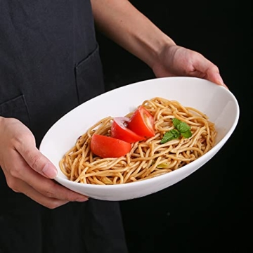 ZONEYILA 10" Porcelain Chip Resistant Serving Bowls