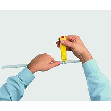 Jokari 10270 Secura Cable Stripping Knife for All Standard Round Cables, No. 27, 13.2cm L x 2.9cm W x 3.5cm H