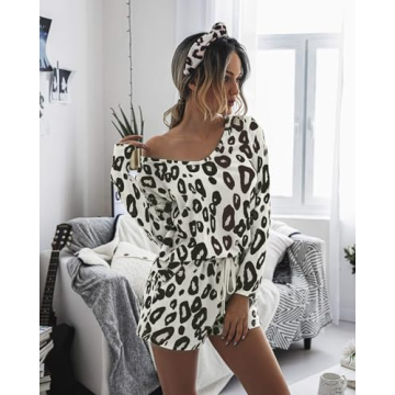 PRETTYGARDEN Women's Tie Dye Pajamas Set Comfortable Sleepwear