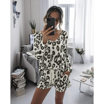 PRETTYGARDEN Women's Tie Dye Pajamas Set Comfortable Sleepwear