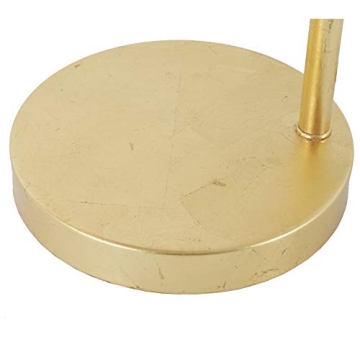 Gold Leaf Framboise Fringe Shade Table Lamp Elegant Lighting