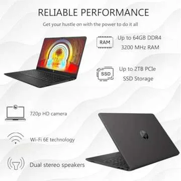 HP 15 Laptop with Office 365, 16GB RAM & 1TB SSD