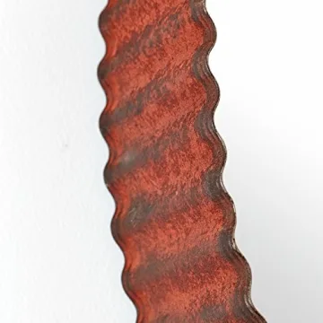 Stone & Beam Rustic Ridged Metal Mirror - 24 Inch Diameter