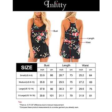 LACOZY Womens Casual Loose Sleeveless Jumpsuit Romper Pockets V Neck Elastic Waist Playsuit Army Green Medium