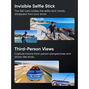 Insta360 ONE RS Twin Edition Creator Kit – Waterproof 4K 60fps Action Camera & 5.7K 360 Camera with Interchangeable Lenses, Stabilization, 48MP Photo, Active HDR, AI Editing