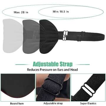 BeeVines Silk Sleep Mask 2-Pack for Ultimate Comfort