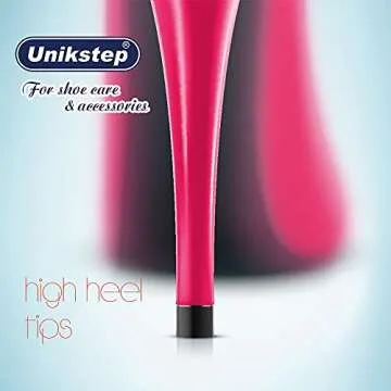 Unikstep 20 Pairs High Heel Tips for Easy Replacement