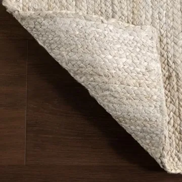 nuLOOM 10x14 Rigo Jute Hand Woven Area Rug Off White